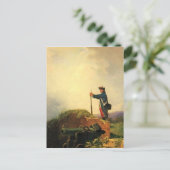 ヴィンテージの動機 – あくびする大砲の兵士 ポストカード (スタンド正面)