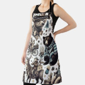 ヴィンテージの動物のパターン エプロン (インサイチュ)