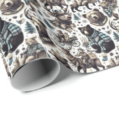 ヴィンテージの動物のパターン ラッピングペーパー (ロールコーナー)