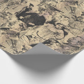 ヴィンテージの包装紙 ラッピングペーパー (角)