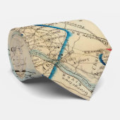 ヴィンテージの北のヴァージニアの内戦の地図(1862年) ネクタイ