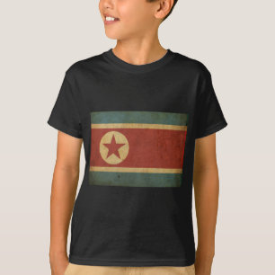 ヴィンテージの北朝鮮の旗 Tシャツ