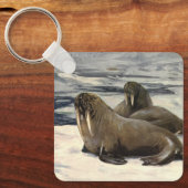 ヴィンテージの北極雪でのウォーリーズCE Swan キーホルダー (正面)