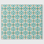 ヴィンテージの十字型 ラッピングペーパー (フラット)