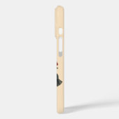 ヴィンテージの卒業式、帽子とドレスを着た女の子 Case-Mate iPhoneケース (裏面 / 左)