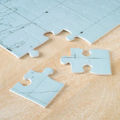 ヴィンテージの南外銀行Map (1957年) ジグソーパズル (側面)