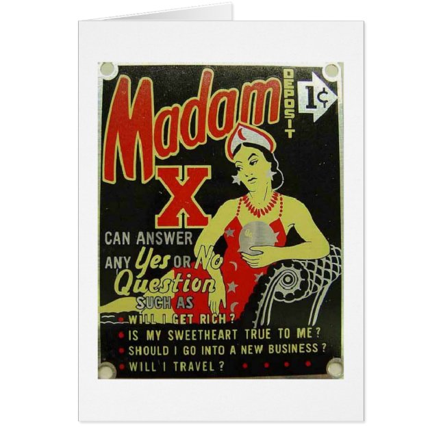 ヴィンテージの占い師 (正面)