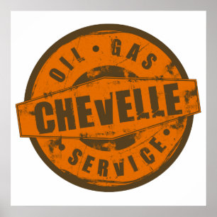 ヴィンテージの印のChevelleポスター ポスター