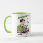 ヴィンテージの原子力の実験室のおもちゃ マグカップ (左)