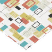 ヴィンテージの原子Tikiのデザインのテーブルクロス テーブルクロス (アングル)