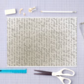 ヴィンテージの原稿の文字の芸術のティッシュペーパー 薄葉紙 (クラフト)