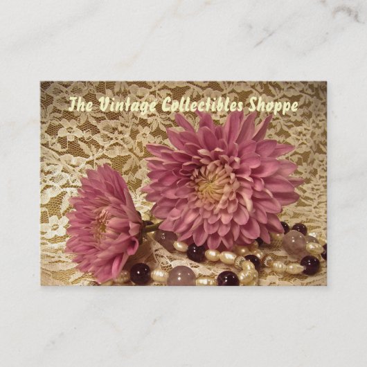 ヴィンテージの収集品 名刺 (正面)