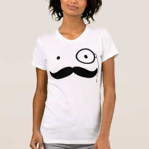 ヴィンテージの口ひげ Tシャツ