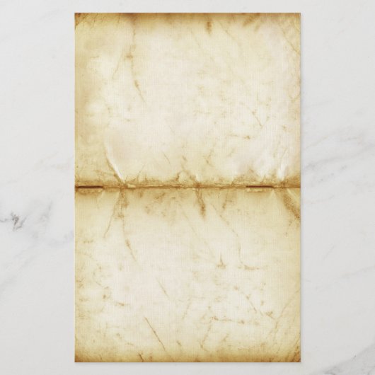 ヴィンテージの古いステンドバック文房具 便箋 (正面)