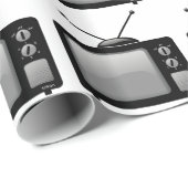 ヴィンテージの古いテレビ ラッピングペーパー (ロールコーナー)