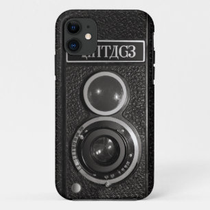 ヴィンテージの古いフィルムのカメラのiPhone 5の穹窖の箱 iPhone 11 ケース