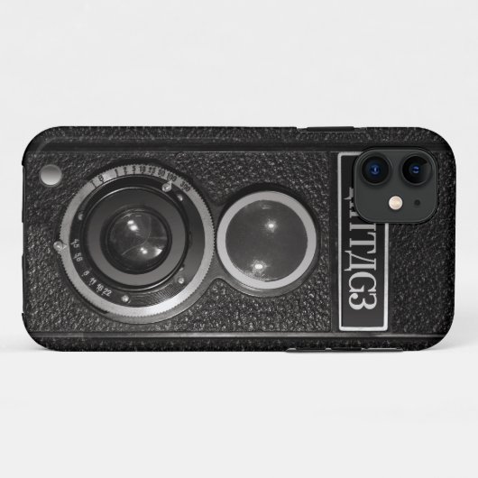 ヴィンテージの古いフィルムのカメラのiPhone 5の穹窖の箱 Case-Mate iPhoneケース (裏面(横))