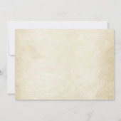 ヴィンテージの古いブライダルシャワー招待状 招待状 (裏面)