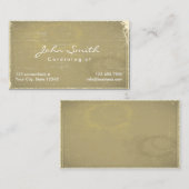 ヴィンテージの古いペーパー心臓学医の名刺 名刺 (正面/裏面)