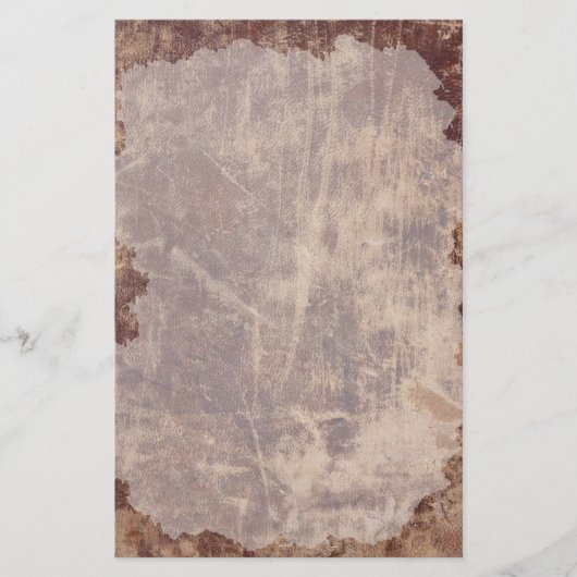 ヴィンテージの古い傷が付いた文房具 便箋 (正面)