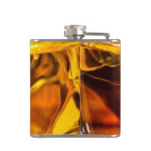 ヴィンテージの古い坑夫のラム酒のウイスキーボトルのラベルのフラスコ フラスク (裏面)