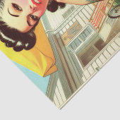 ヴィンテージの古い学校情報 薄葉紙 (詳細)