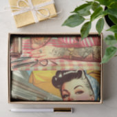 ヴィンテージの古い学校情報 薄葉紙 (ギフト)