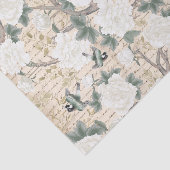 ヴィンテージの古い手書きの切り離し 薄葉紙 (詳細)