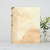 ヴィンテージの古い本の離れレターヘッド (スタンド正面)