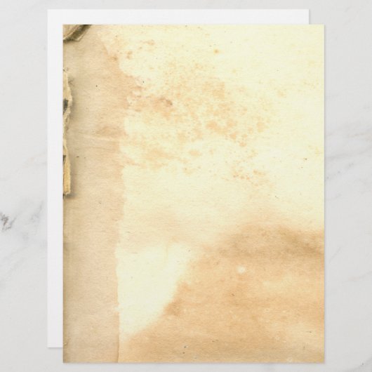 ヴィンテージの古い本の離れレターヘッド (正面/裏面)