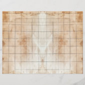 ヴィンテージの古い植物学的なジャンクジャーナル紙のシート (裏面)