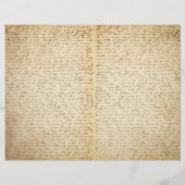 ヴィンテージの古い紙ページの迷惑ジャーナル (裏面)