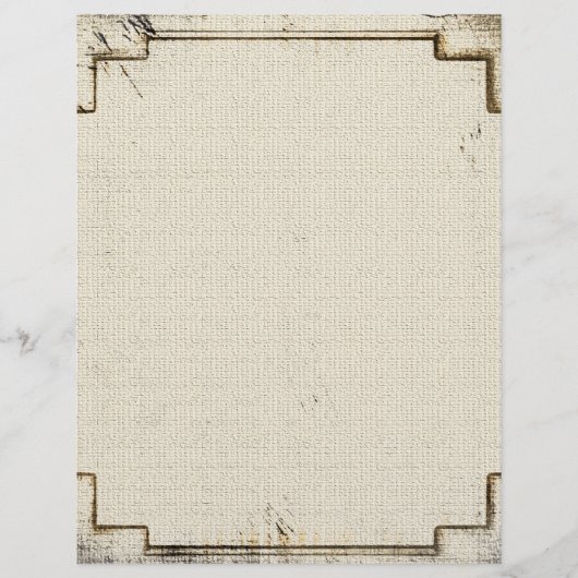 ヴィンテージの古い西リネン文房具 (正面)