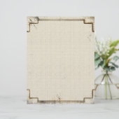 ヴィンテージの古い西リネン文房具 (スタンド正面)