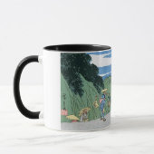 ヴィンテージの古く日本のな芸術のマグ マグカップ (左)