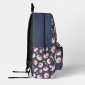 ヴィンテージの可愛いフローラ プリントバックパック (左)