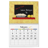 ヴィンテージの台所カレンダー カレンダー (2月 2026)