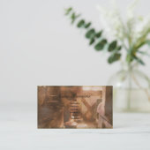 ヴィンテージの台所、名刺のテンプレート 名刺 (スタンド正面)