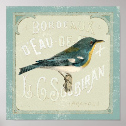 ヴィンテージの右向き ポスター (正面)