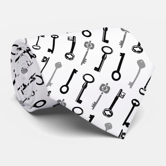 ヴィンテージの合い鍵のタイ ネクタイ (ロール)