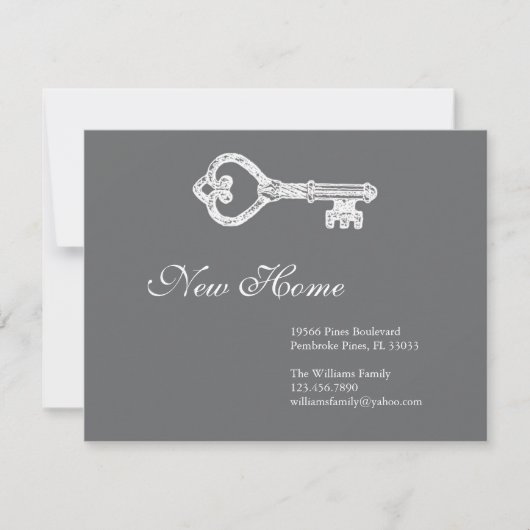 ヴィンテージの合い鍵の発表 案内状 (正面)