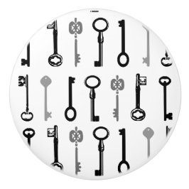 ヴィンテージの合い鍵の陶磁器のノブ セラミックノブ