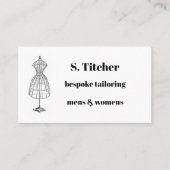 ヴィンテージの合うことのためのテーマの名刺 名刺 (正面)