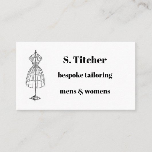 ヴィンテージの合うことのためのテーマの名刺 名刺 (正面)