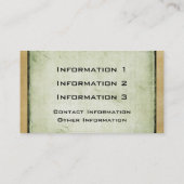 ヴィンテージの名刺 名刺 (裏面)