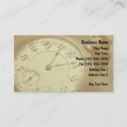 ヴィンテージの名刺 名刺 (正面)