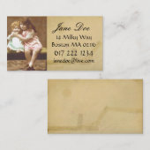 ヴィンテージの名刺 名刺 (正面/裏面)