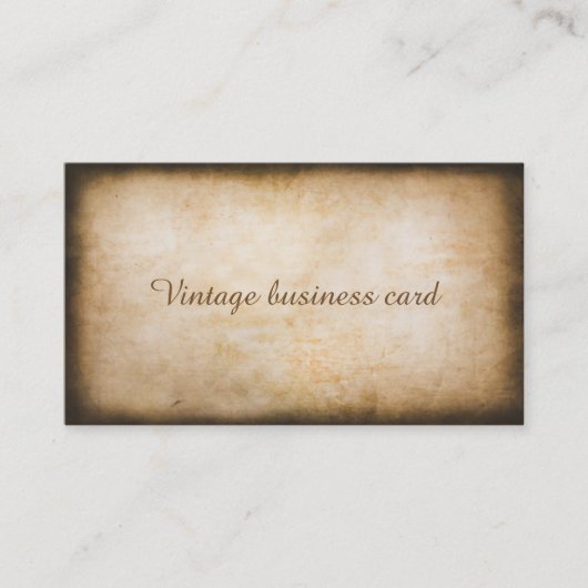 ヴィンテージの名刺 名刺 (正面)