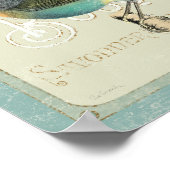 ヴィンテージの向離れき ポスター (角)