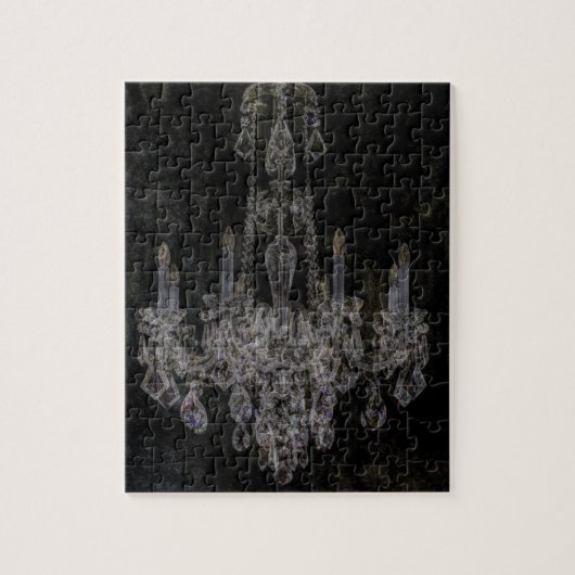 ヴィンテージの吸血鬼のゴシック様式動揺してなシャンデリア ジグソーパズル (縦)